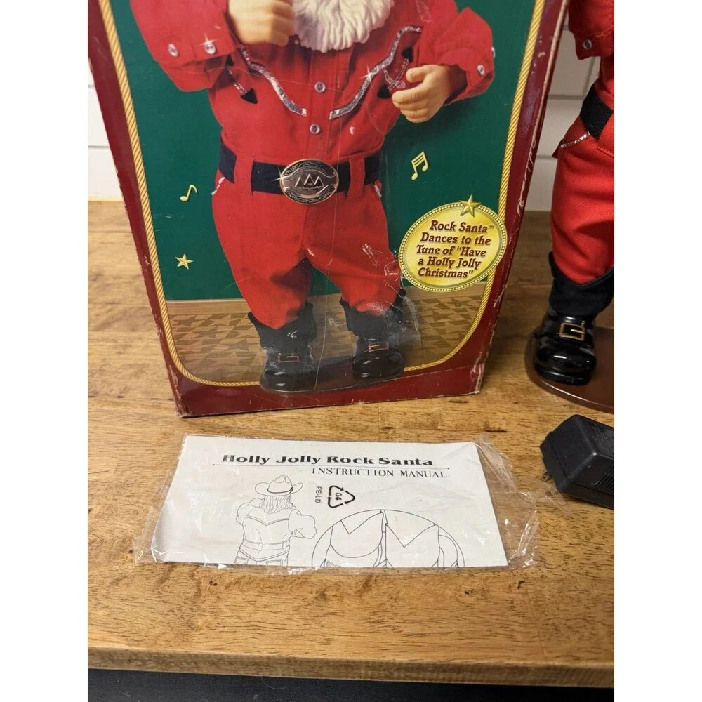 🔥🔥 Holly Jolly Rock Santa Singing Hip-Swingin' Santa Cowboy 1999 Alan Jackson